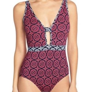 Tommy Bahama Lace Medallion One-Piece Swimsuit 14